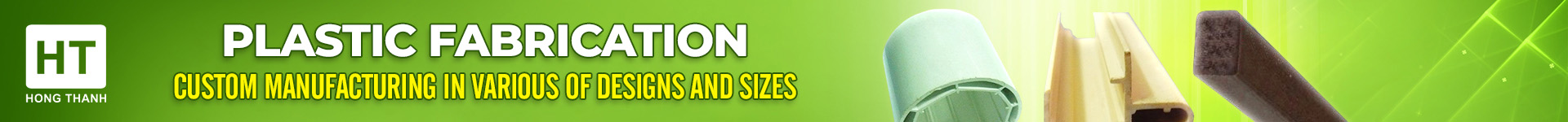 Processing of custom plastic components and products